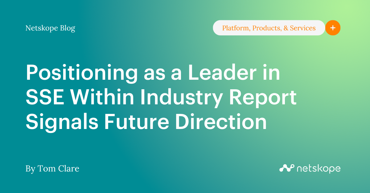 Positioning As A Leader In Sse Within Industry Report Signals Future